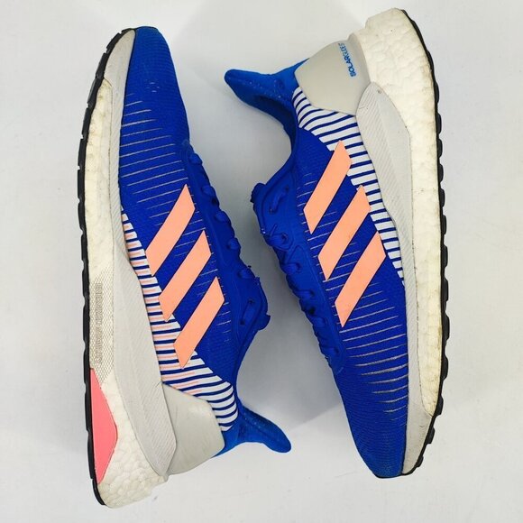 Adidas Women's Solar Glide Blue Mesh Running Sneakers EE4305 Size 7 - Picture 6 of 8